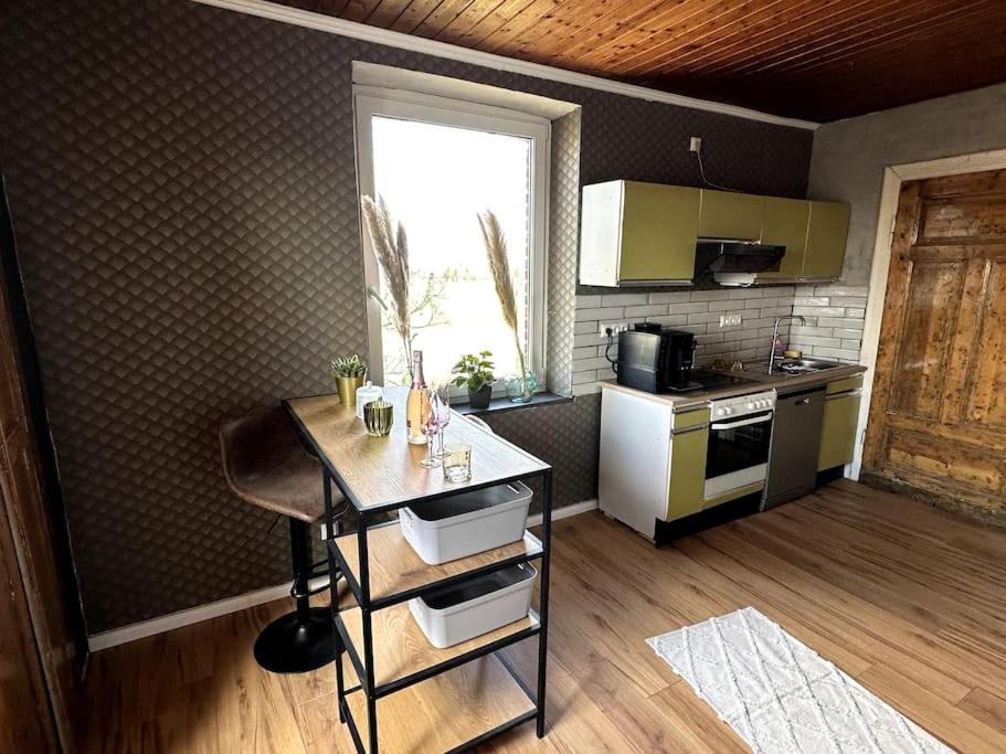 Ferienwohnung Moderne Retro Perle Am Niederrhein Alpen Exterior foto